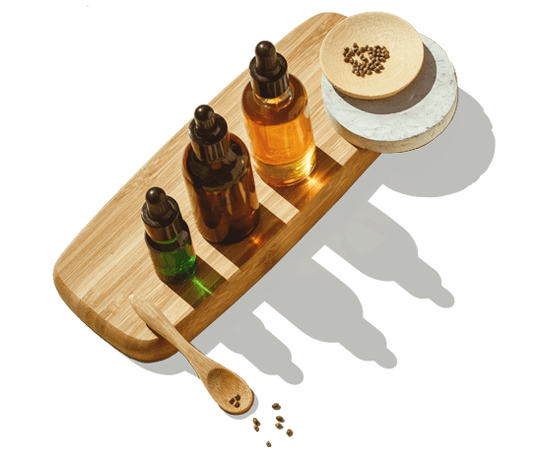 cbd medicine in bottles