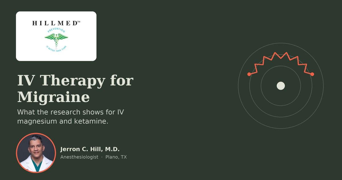 IV Therapy for Migraine: What the Research Shows