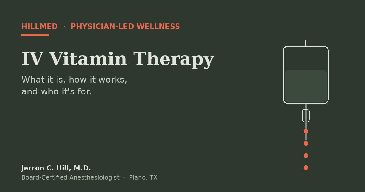 IV Vitamin Therapy: What It Is and How It Works
