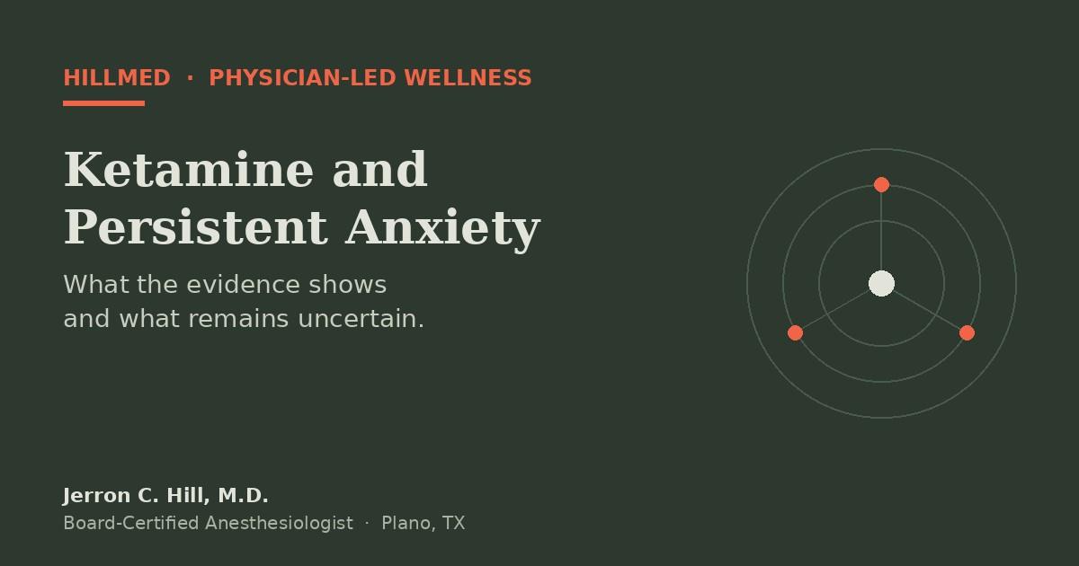 Ketamine and Persistent Anxiety
